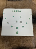 Turquoise Cabochons Card Set. Lot 22.$144.