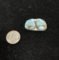 Golden Hills Paired Turquoise Cabochons. Set of 2. Lot 10. ~17 cts.  $51.