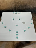 Turquoise Cabochons Card Set. Lot 39. $101