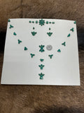 Turquoise Cabochons Card Set. Lot 33.$150.