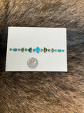 Turquoise Cabochons Card Set. Lot 37.$30.