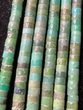 16” Strand of Green Turquoise Heishi Beads. 4mm. $30.