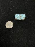 Golden Hills Paired Turquoise Cabochons. Set of 2. Lot 7. ~16cts.  $48.