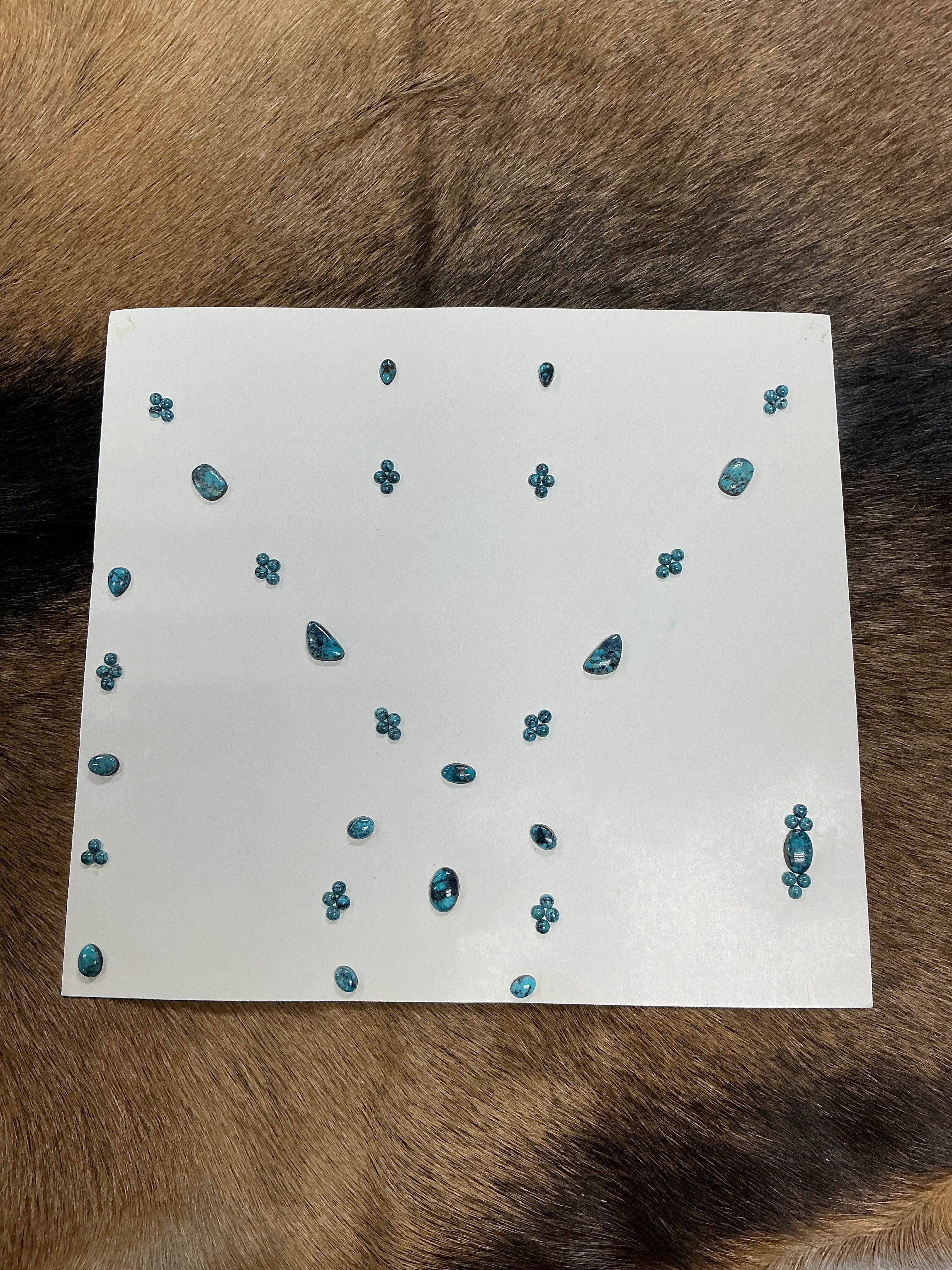Turquoise Cabochons Card Set. Lot 6. $88.