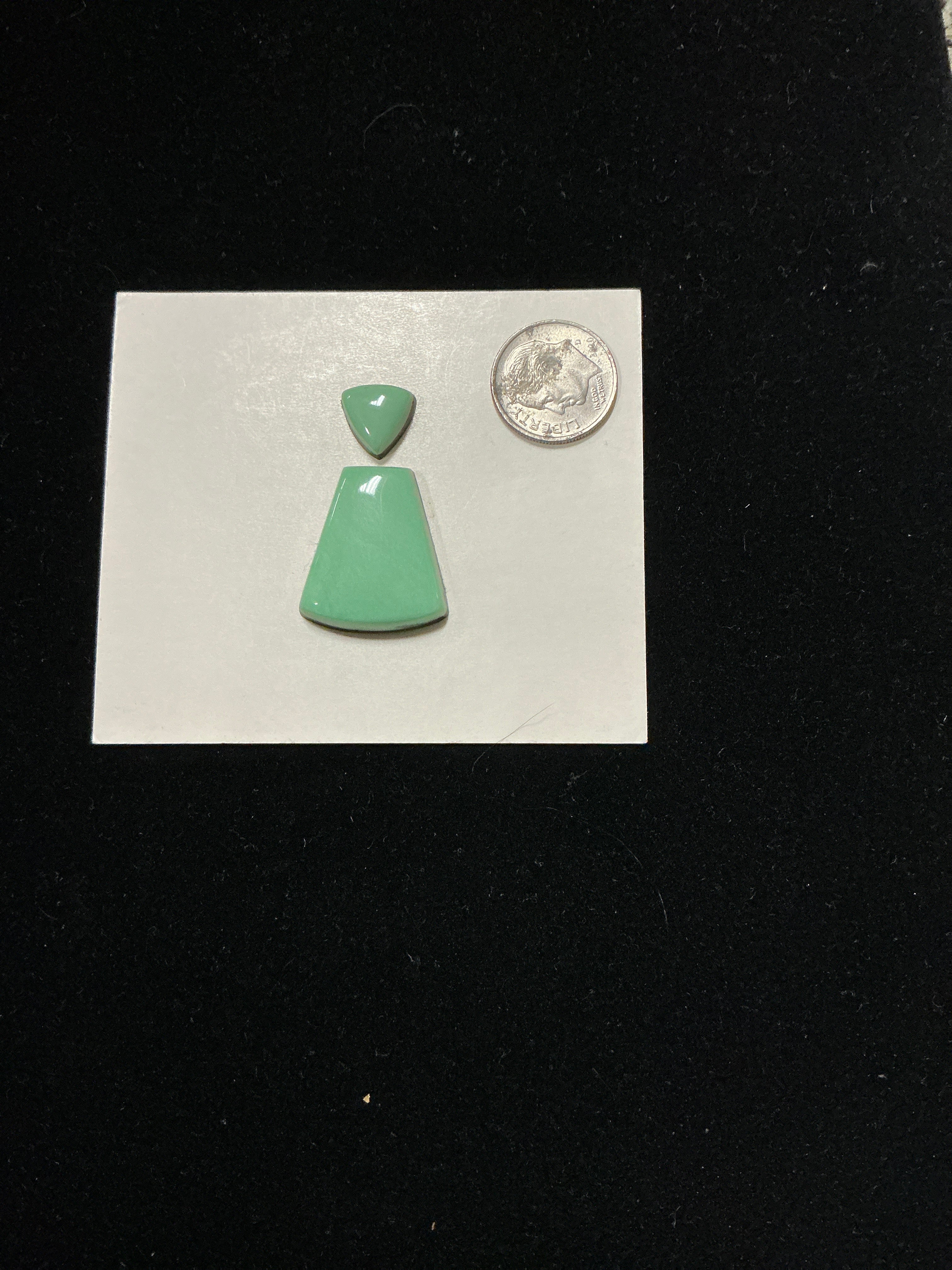 Turquoise Cabochon Card. $44.