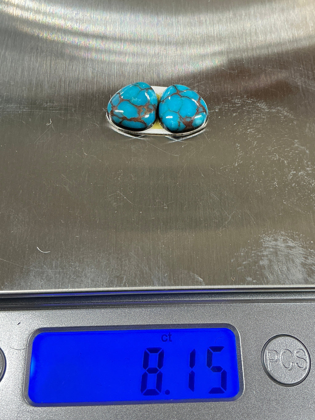 Matching Egyptian Turquoise Cabs. ~8 Carats. $24.
