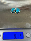 Matching Egyptian Turquoise Cabs. ~8 Carats. $24.