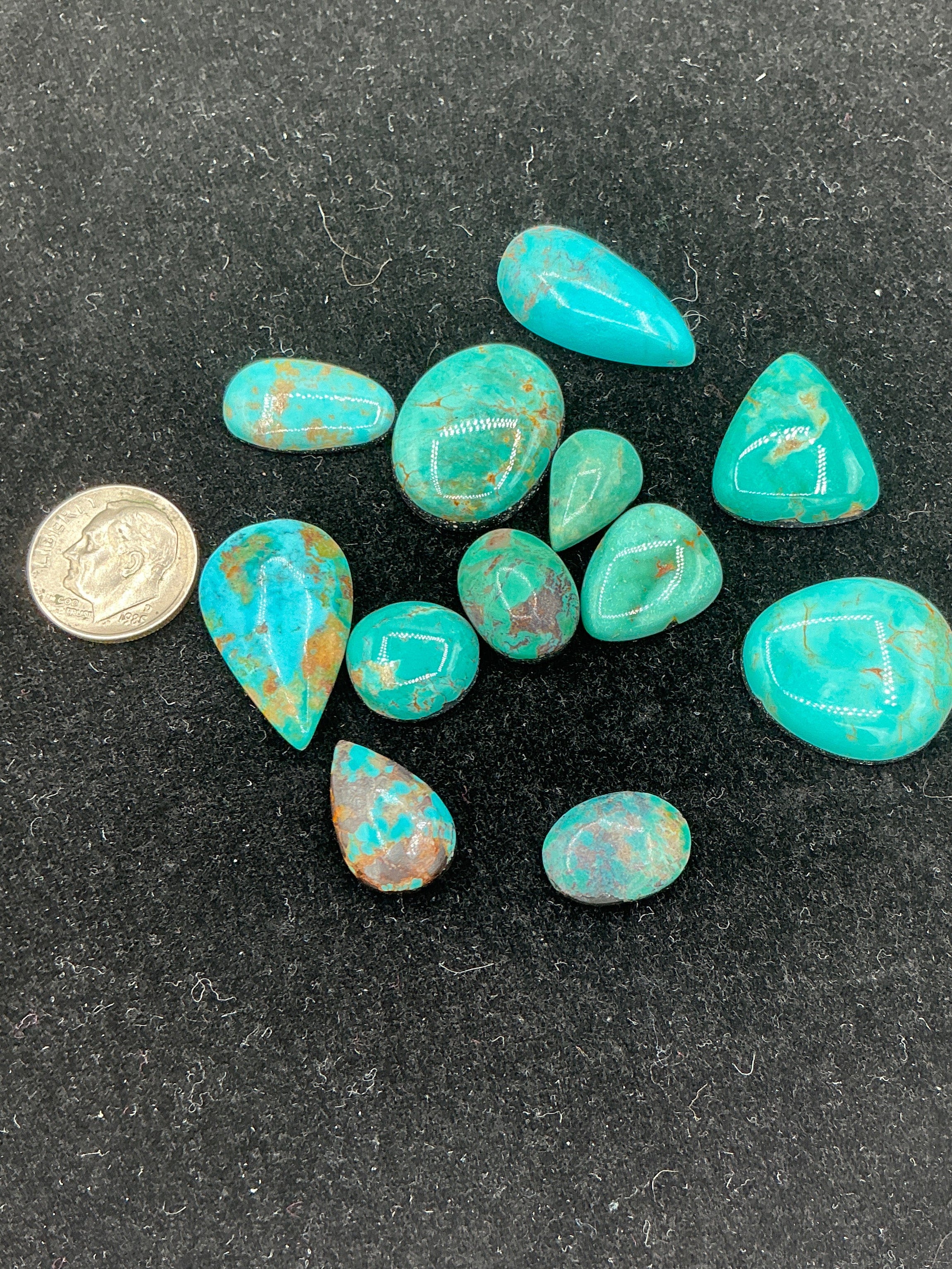 Genuine Turquoise Cabochons. ~100 Cts. $69.