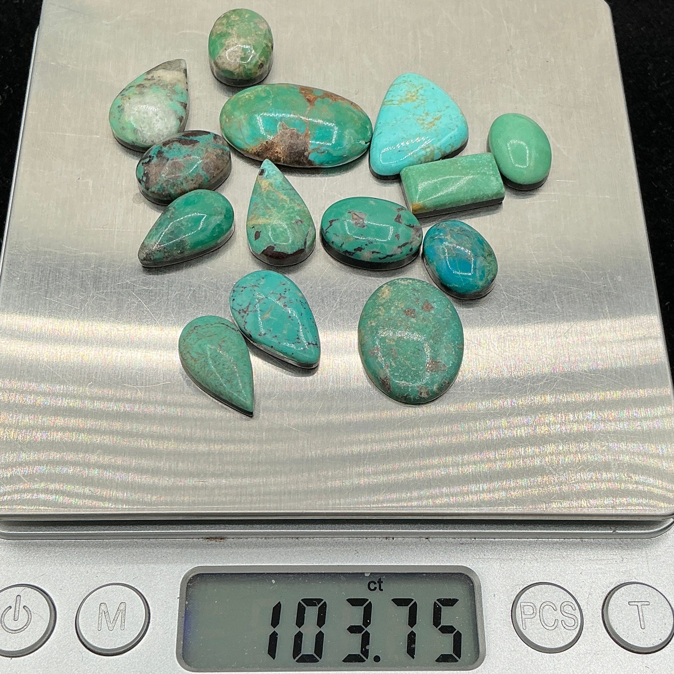 Genuine Turquoise Cabochons. ~100 Cts. $69.