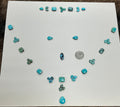 Turquoise Cabochons Card Set. Lot 26.$156.