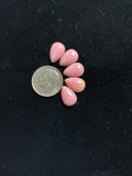 8x12mm Pink Conch Cabochons. Set of 5. $17.50.