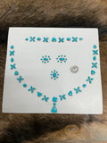 Turquoise Cabochons Card Set. Lot 25.$147.