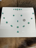 Turquoise Cabochons Card Set. Lot 13. $117
