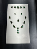 Turquoise Cabochons Card Set. Lot 8. $128.
