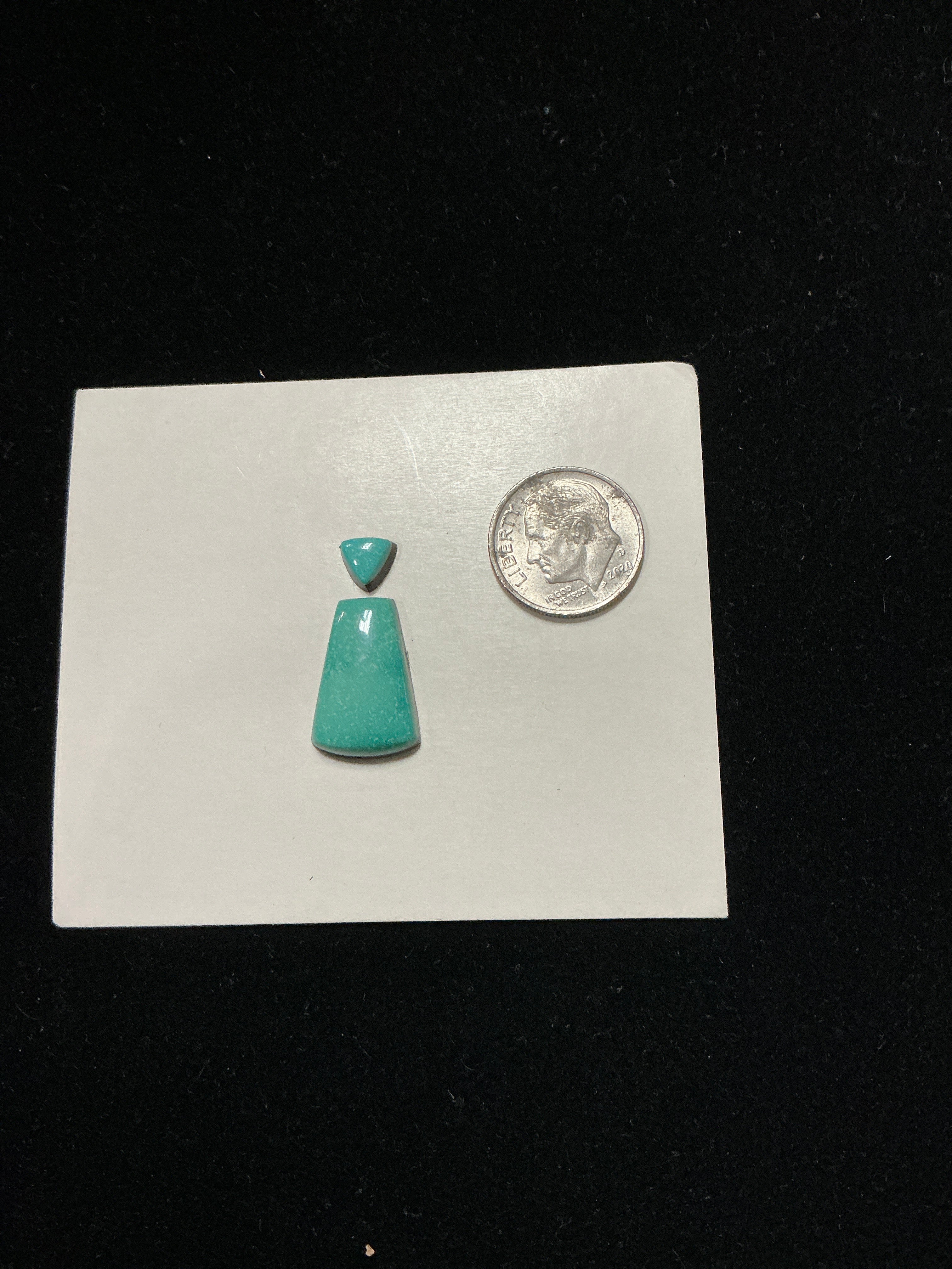 Turquoise Cabochon Card. $30.