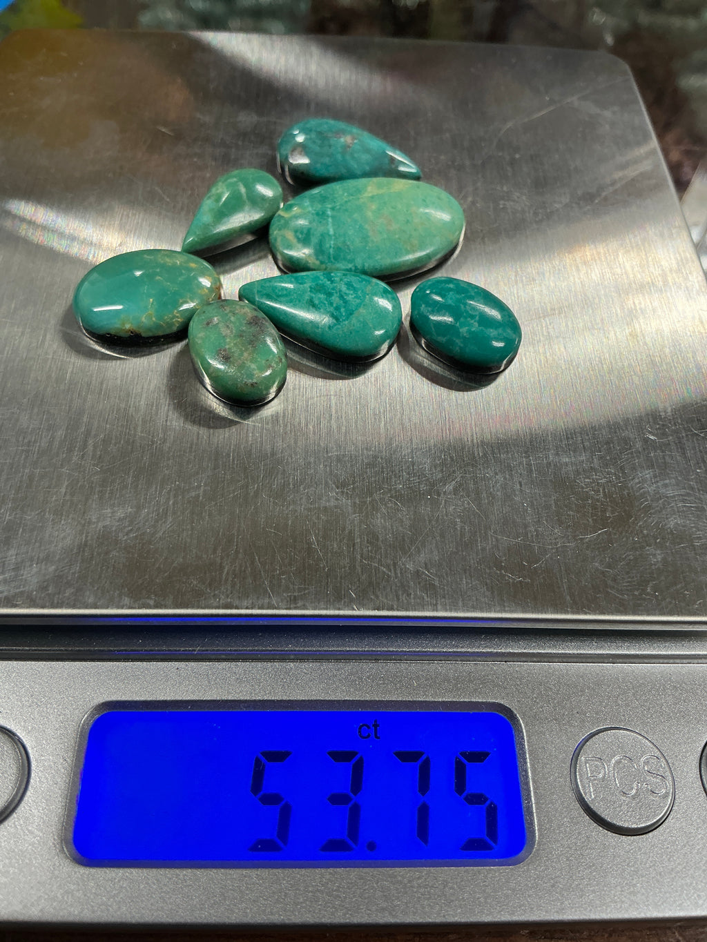 American Turquoise Lot 8. ~50 Carats. $50.
