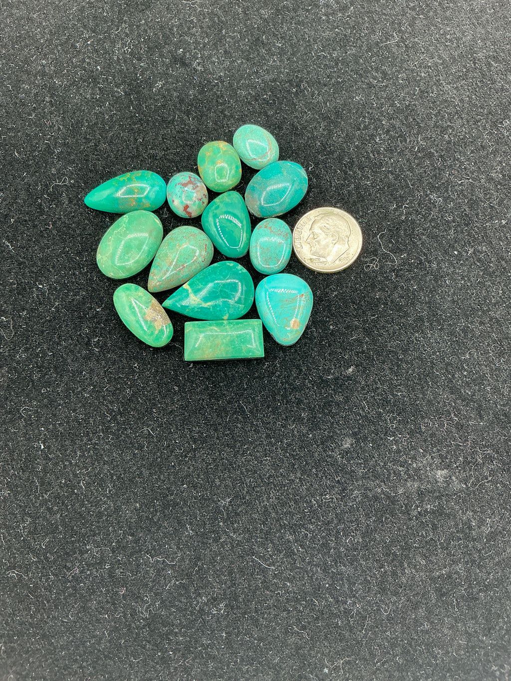 Genuine Turquoise Cabochons. ~100 Cts. $69. Lot 2.