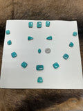 Turquoise Cabochons Card Set. Lot 18.$354.