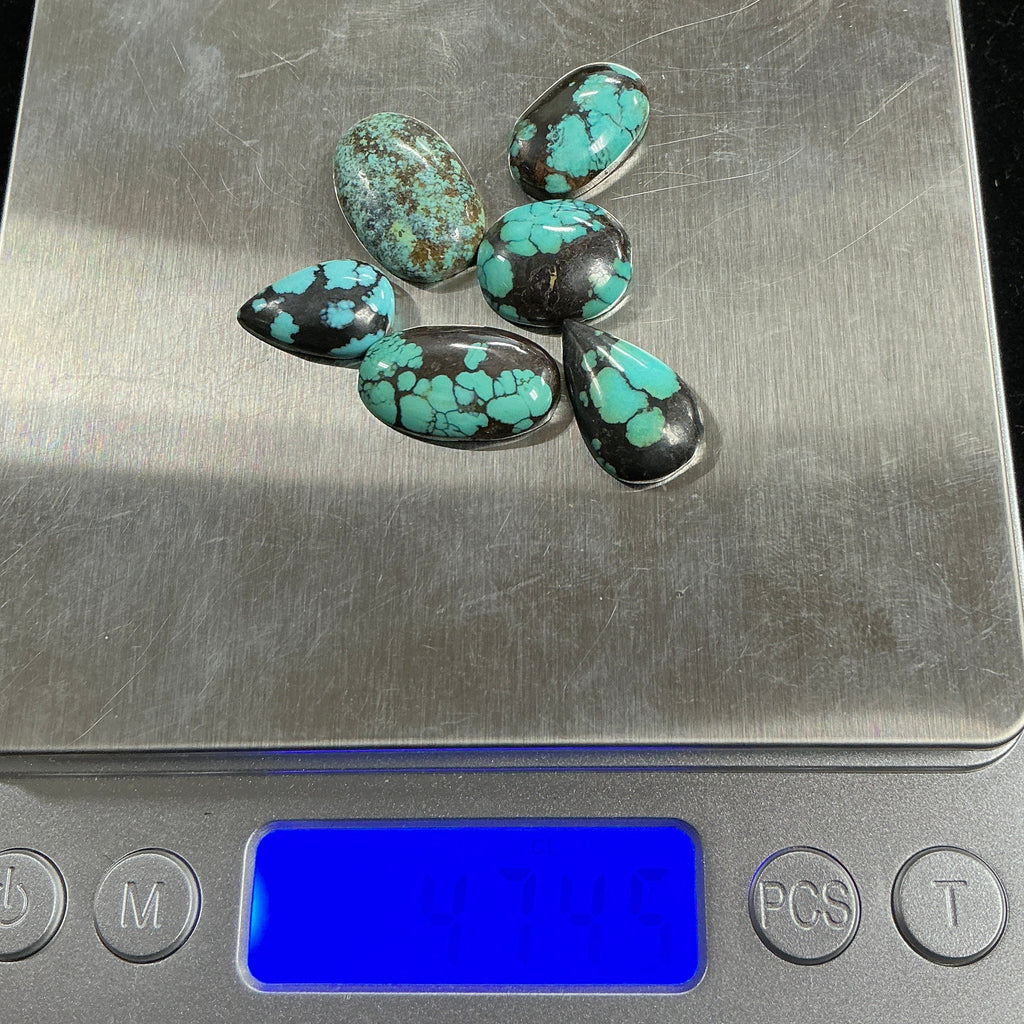 Old Spiderweb Turquoise lot 1. ~47 carats. $94.