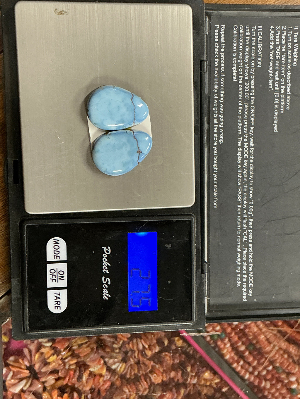 27 Carat Natural Golden Hills Matched Set. $108. Lot 13
