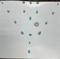 Turquoise Cabochons Card Set. Lot 24.$60.