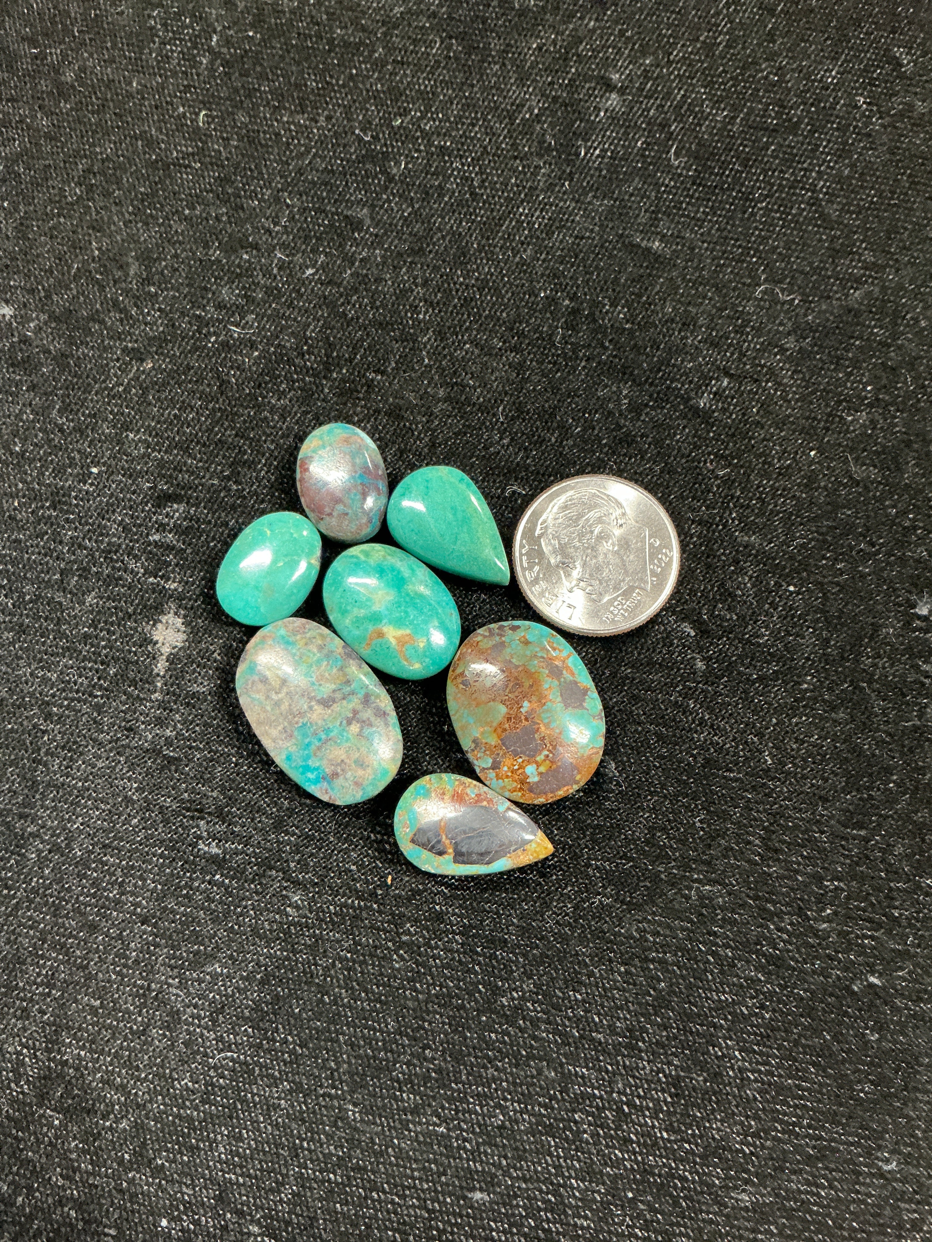 American Turquoise Lot2. ~50 Carats. $50.