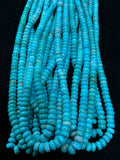 16” Turquoise Rondelle Bead Strand. $35.