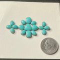Sleeping Beauty Turquoise Cabochons Card Set. Lot 84.$45.
