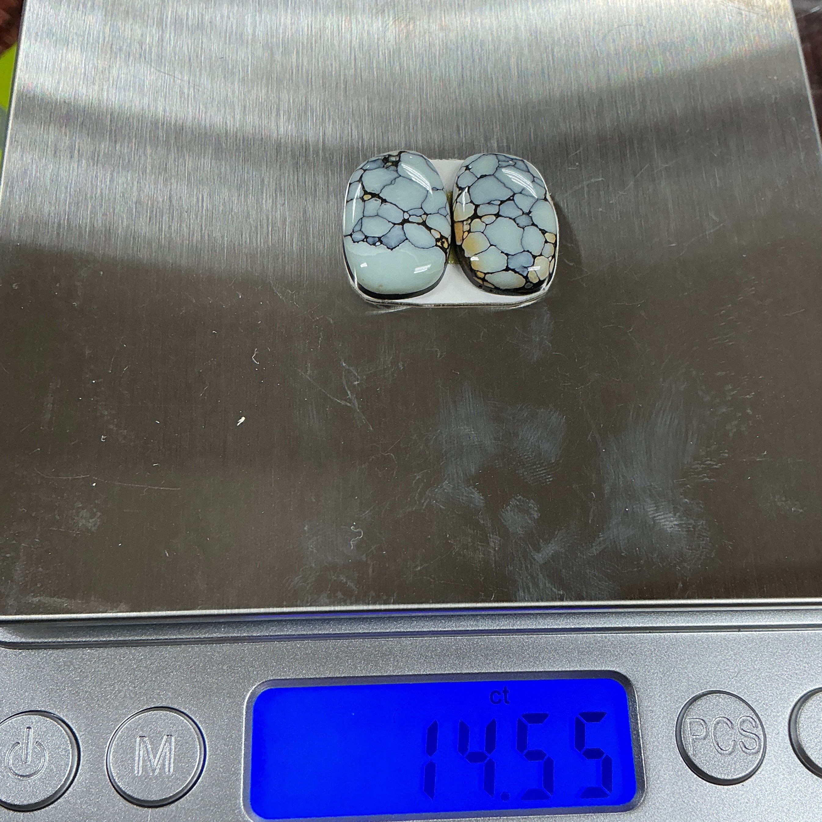 14 Carat Natural Golden Hills Matched Set. $58. Lot 2.