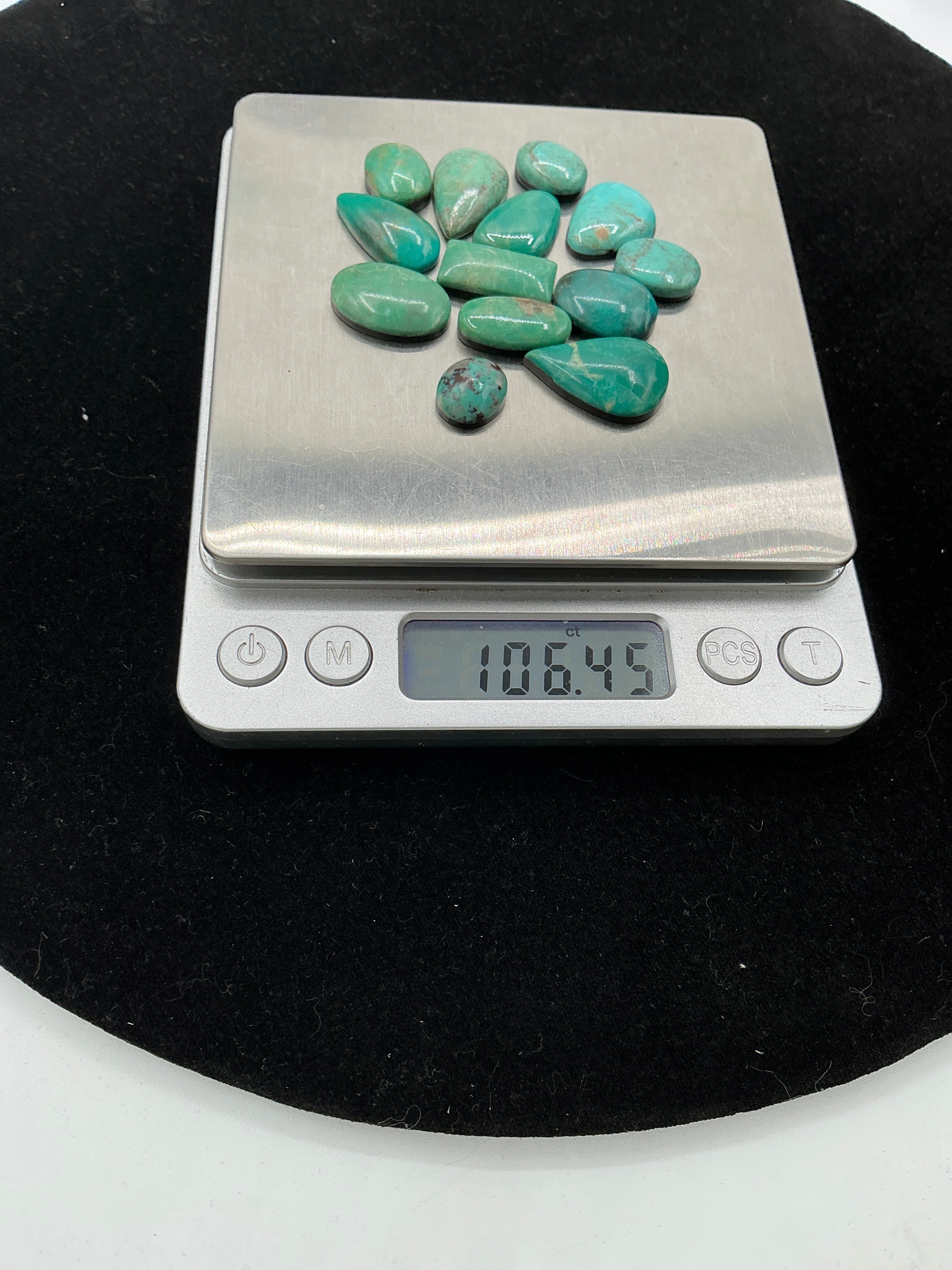 Genuine Turquoise Cabochons. ~100 Cts. $69. Lot 2.