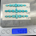 Larimar Cabochon Card. ~40 Carats. $60