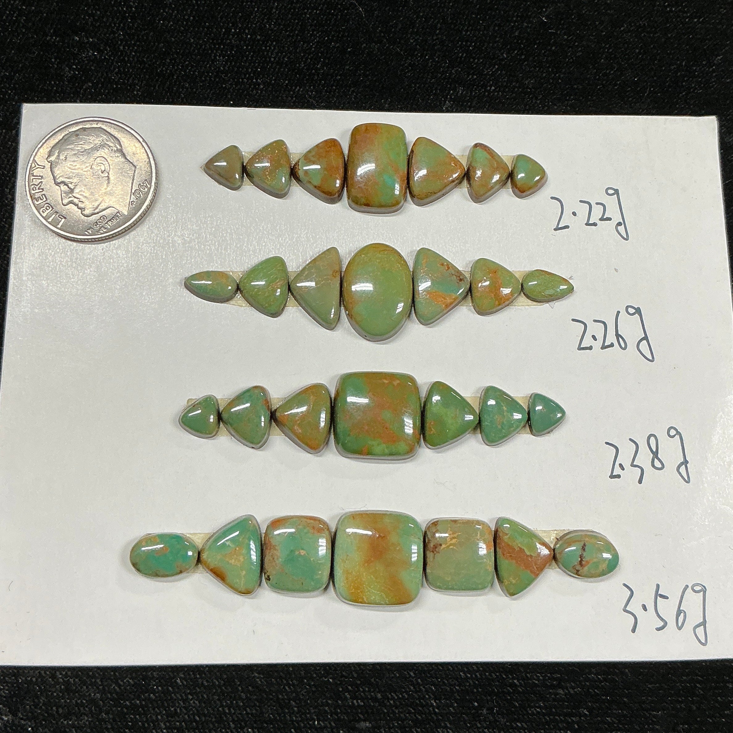 Turquoise Cabochon Card.