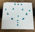 Turquoise Cabochons Card Set. Lot 7. $141.