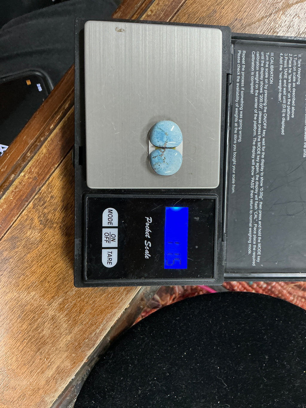 11 Carat Natural Golden Hills Matched Set. $46. Lot 6