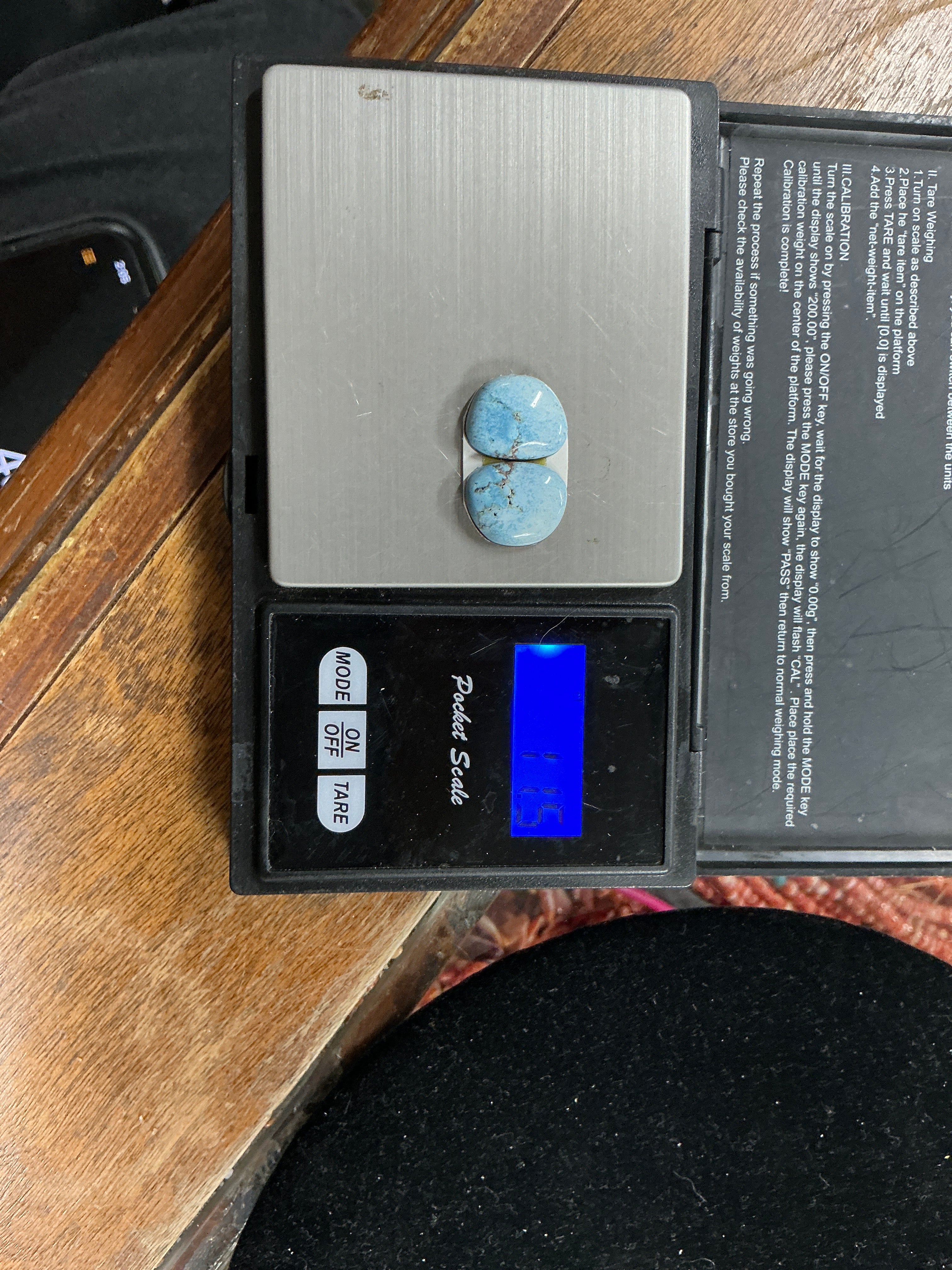 11 Carat Natural Golden Hills Matched Set. $46. Lot 6