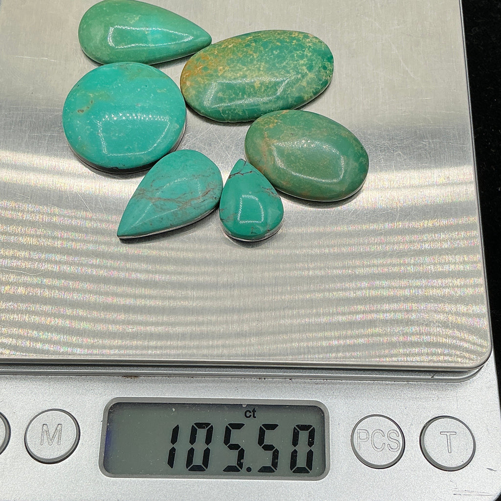 Genuine Turquoise Cabochons. ~100 Cts. $69.