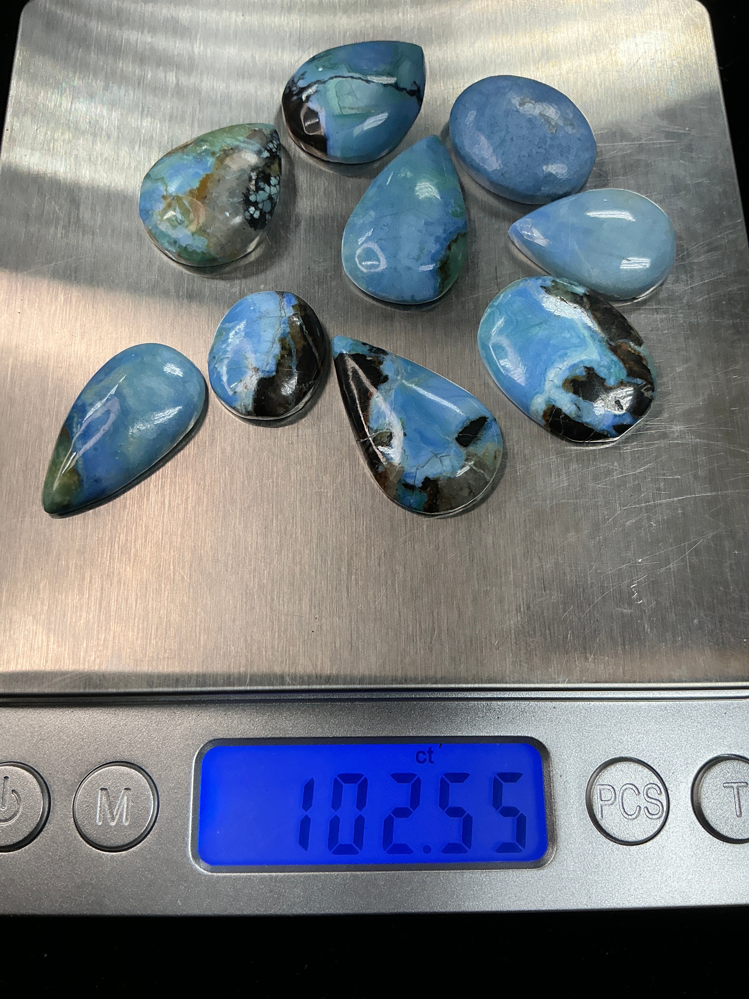 Golden Hills Turquoise. Over 100 cts. $95.