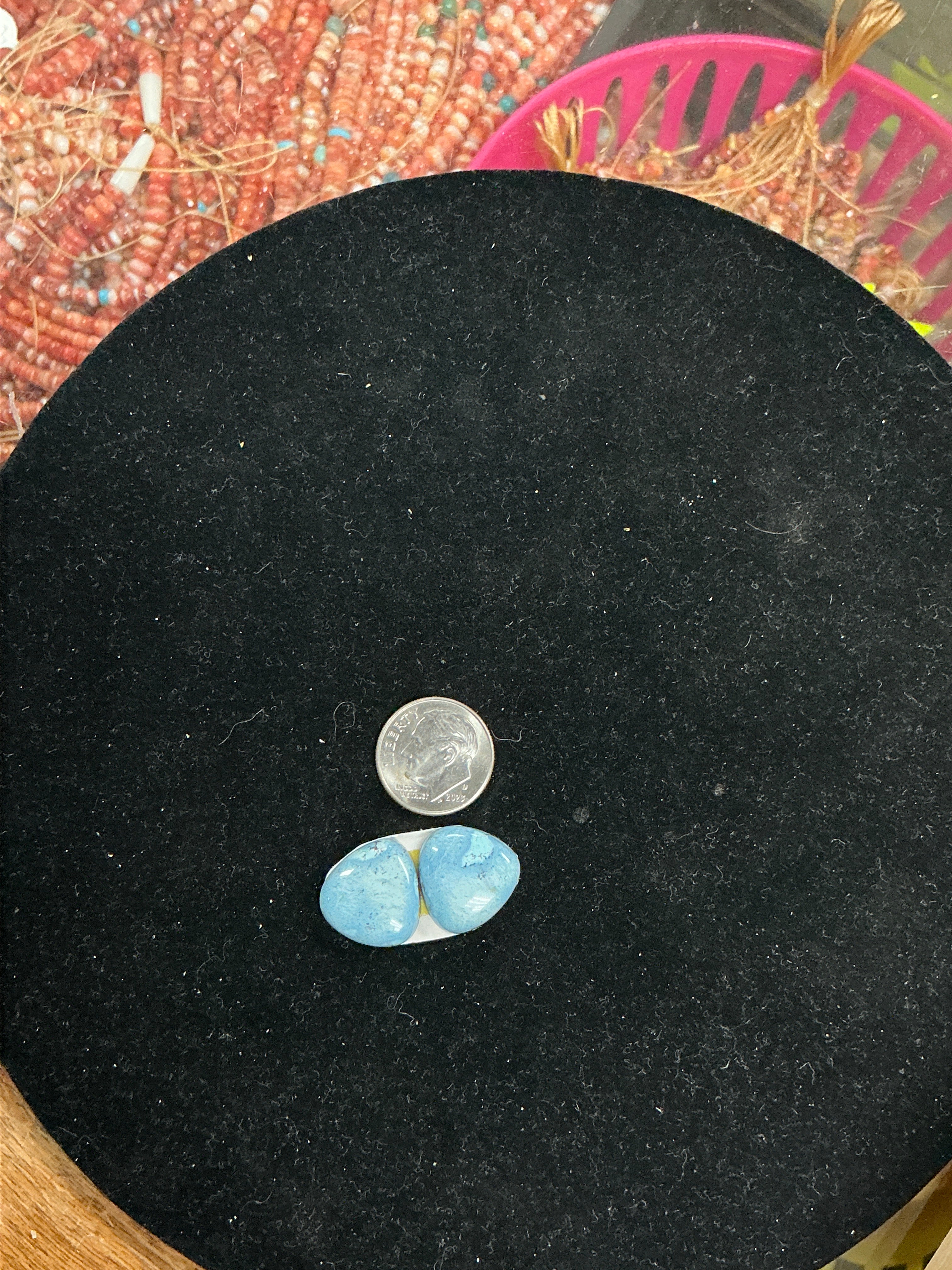 16 Carat Natural Golden Hills Matched Set. $64. Lot 8