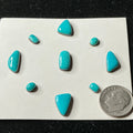 Sleeping Beauty Turquoise Cabochons Card Set. Lot 87.$49.