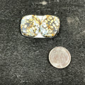 24 Carat Natural Golden Hills Matched Set. $96. Lot 1.