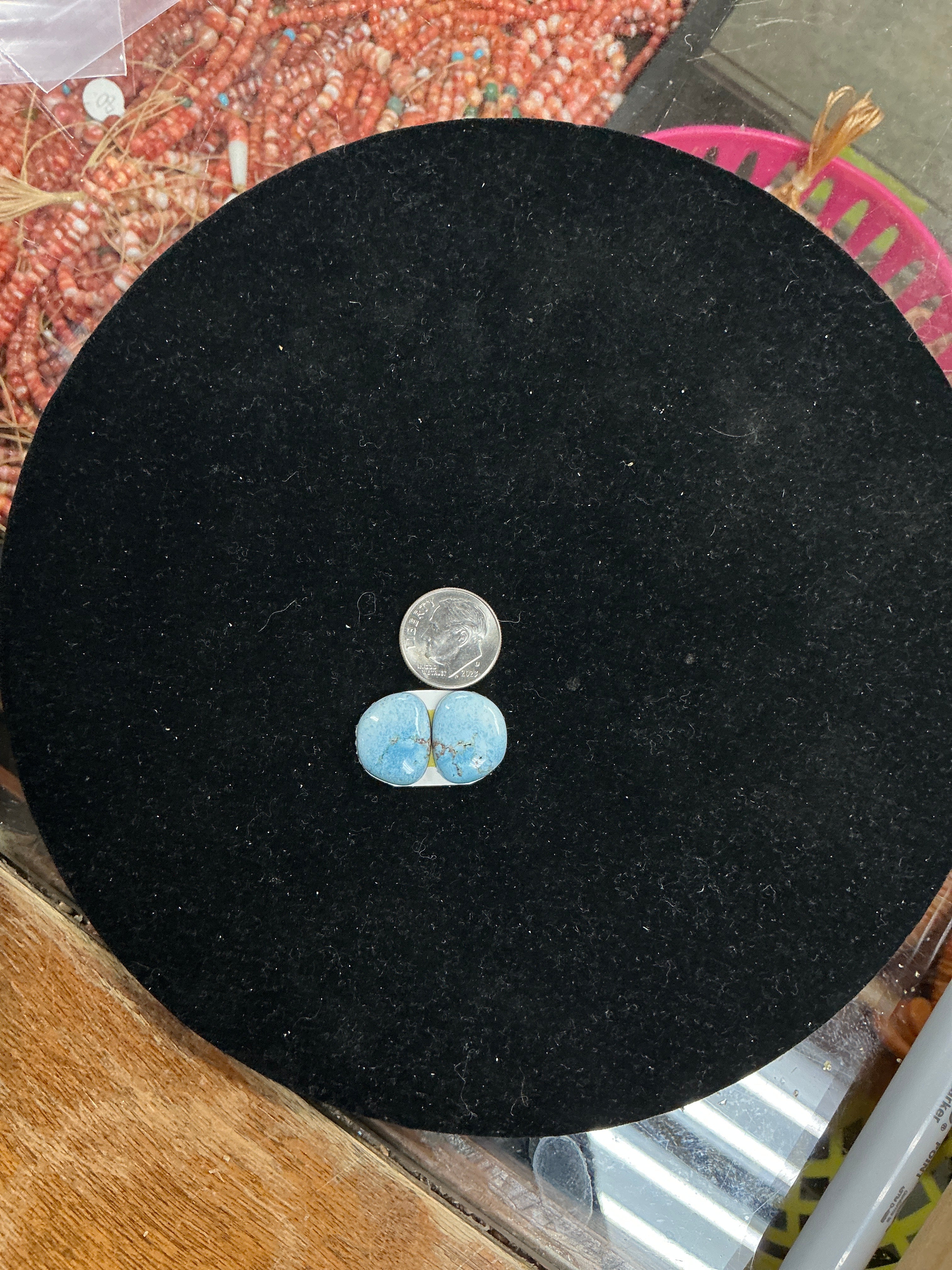 11 Carat Natural Golden Hills Matched Set. $46. Lot 6