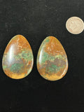 BLACK JACK TURQUOISE CABOCHONS. LOT 11. ~ 69 Carats. $69