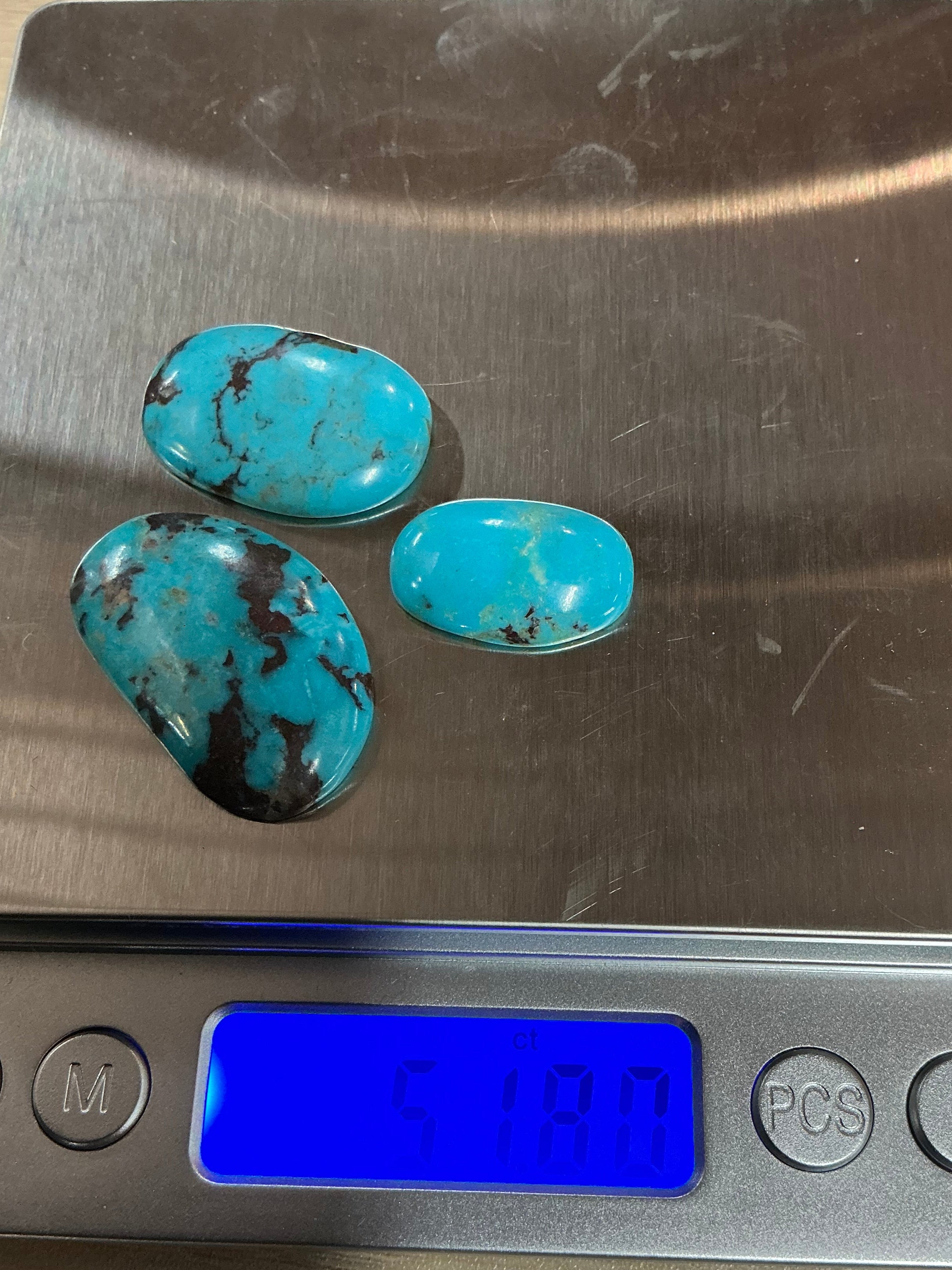 50 CTS BLUE ARIZONA TURQUOISE CABS $50 Lot 2