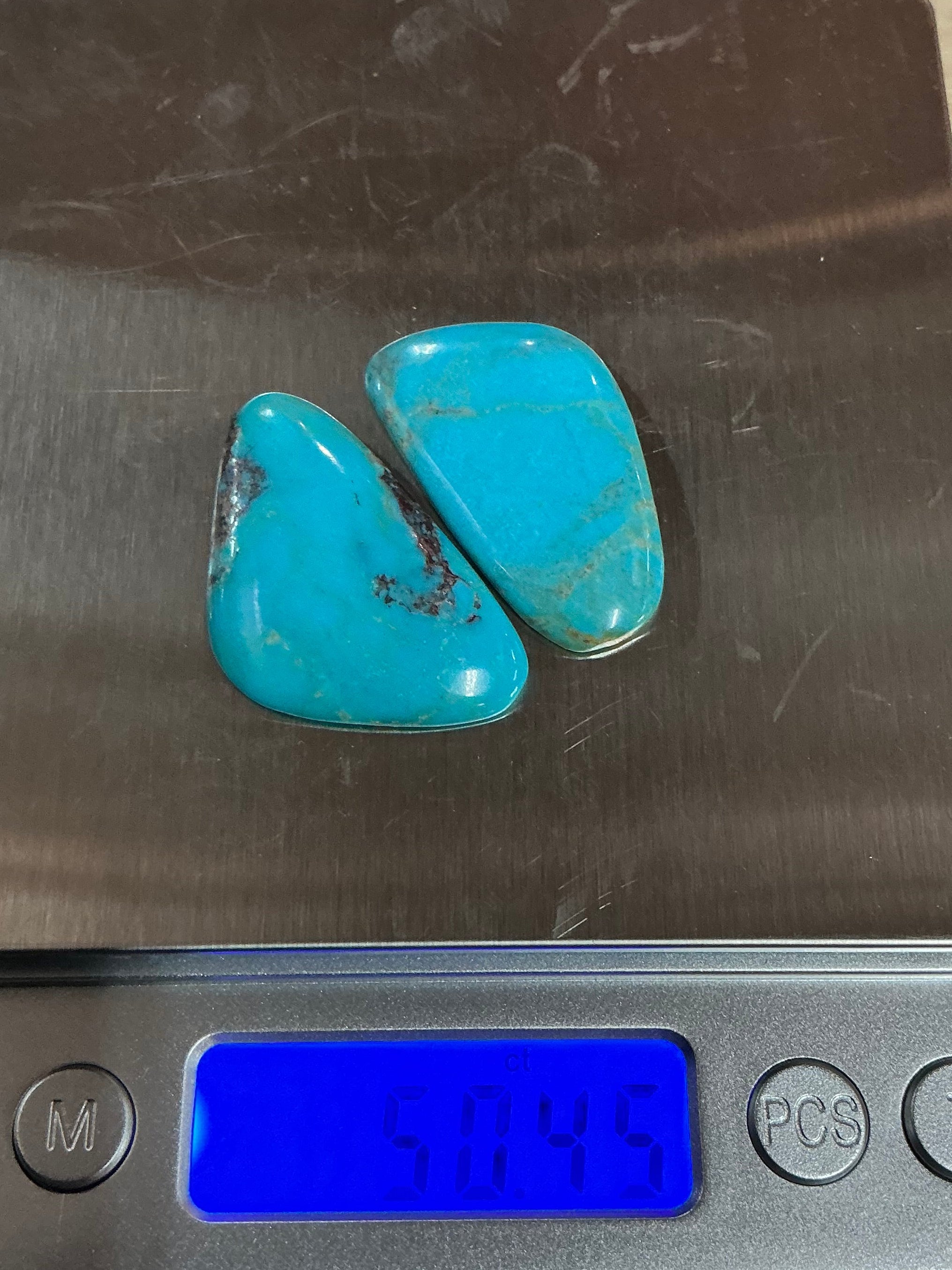 50 CTS BLUE ARIZONA TURQUOISE CABS $50 Lot 3