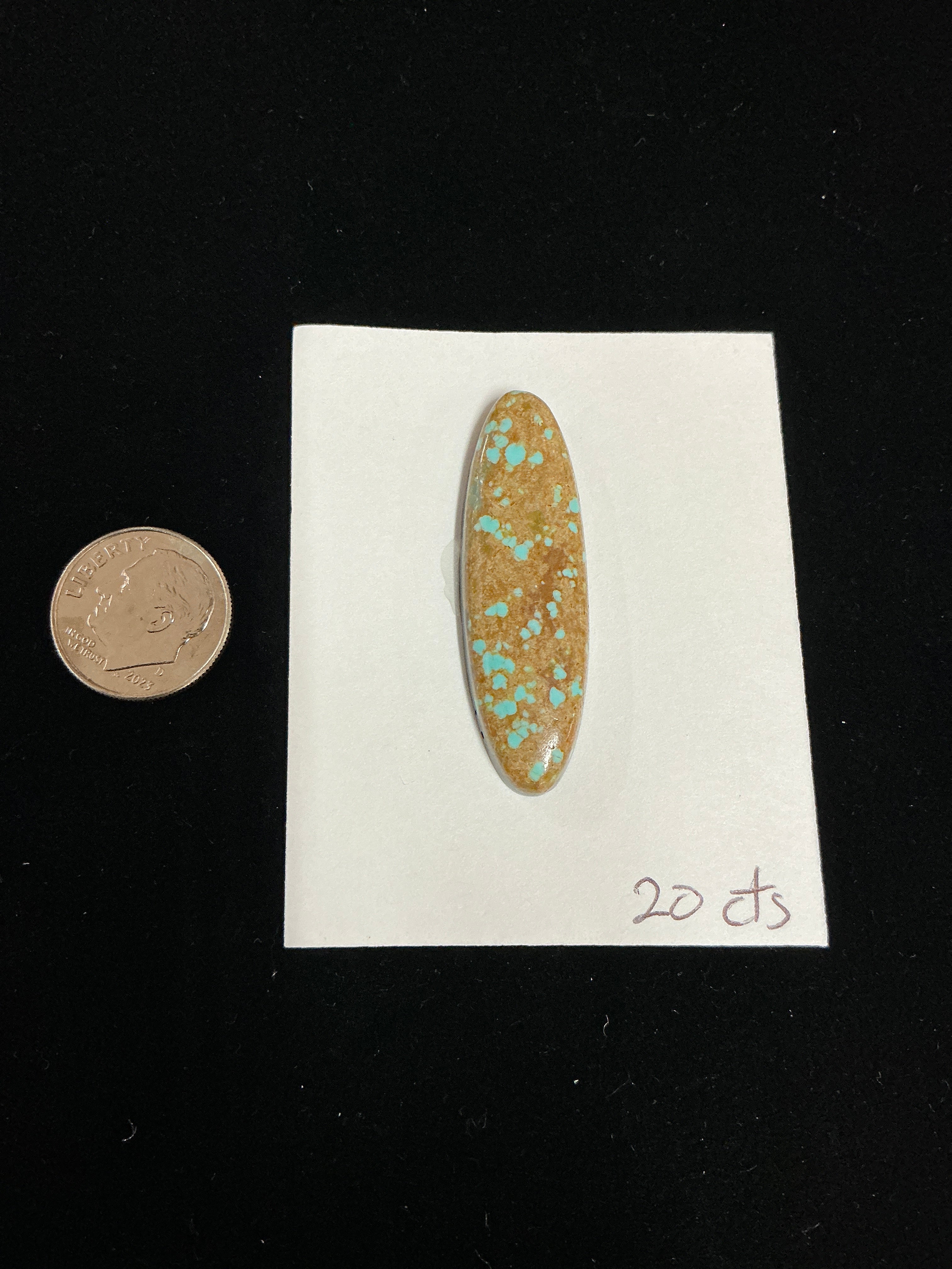 # 8 TURQUOISE ~20 CARATS CABOCHON . LOT 3. $44