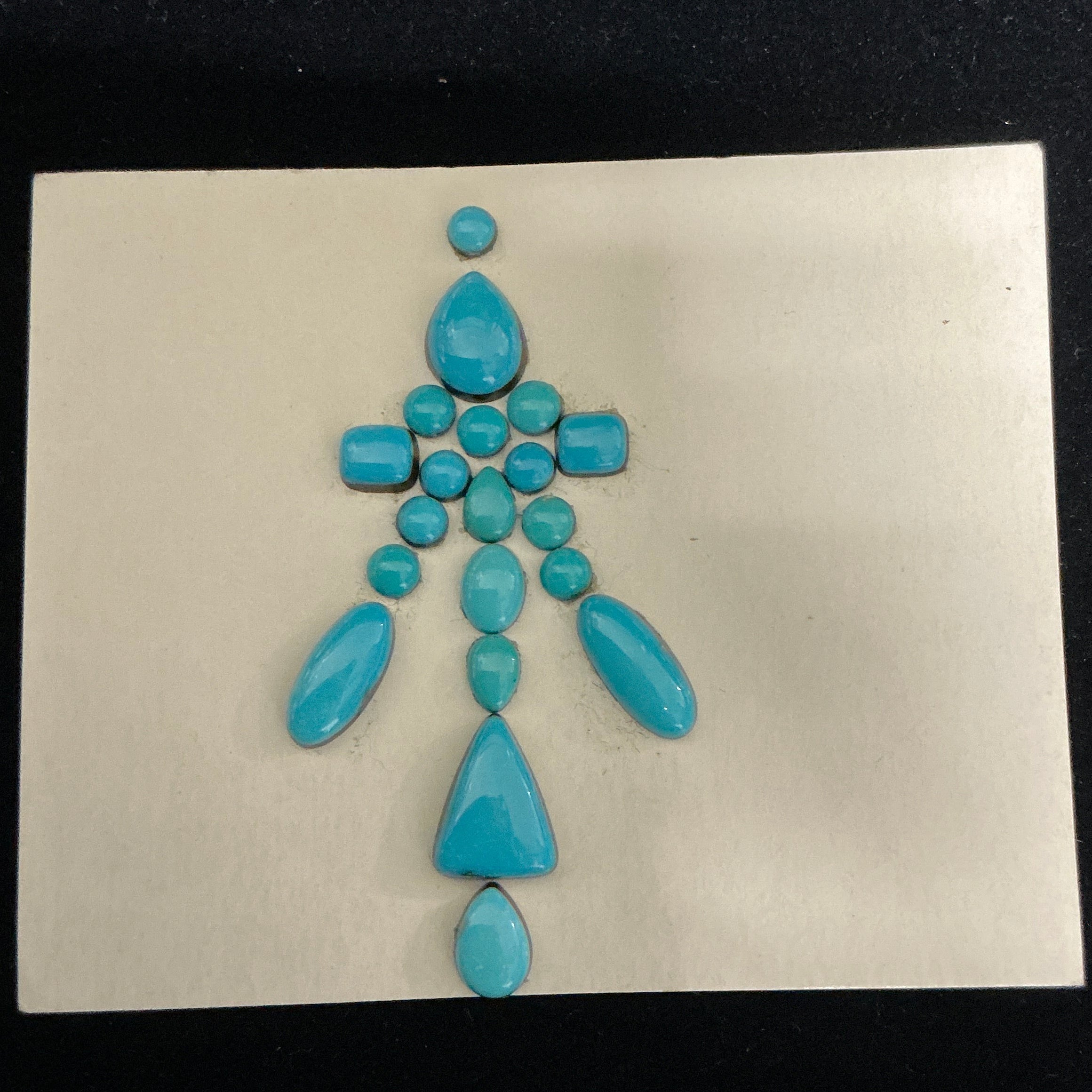 Turquoise Cabochon Card. Sleeping beauty. Lot 29