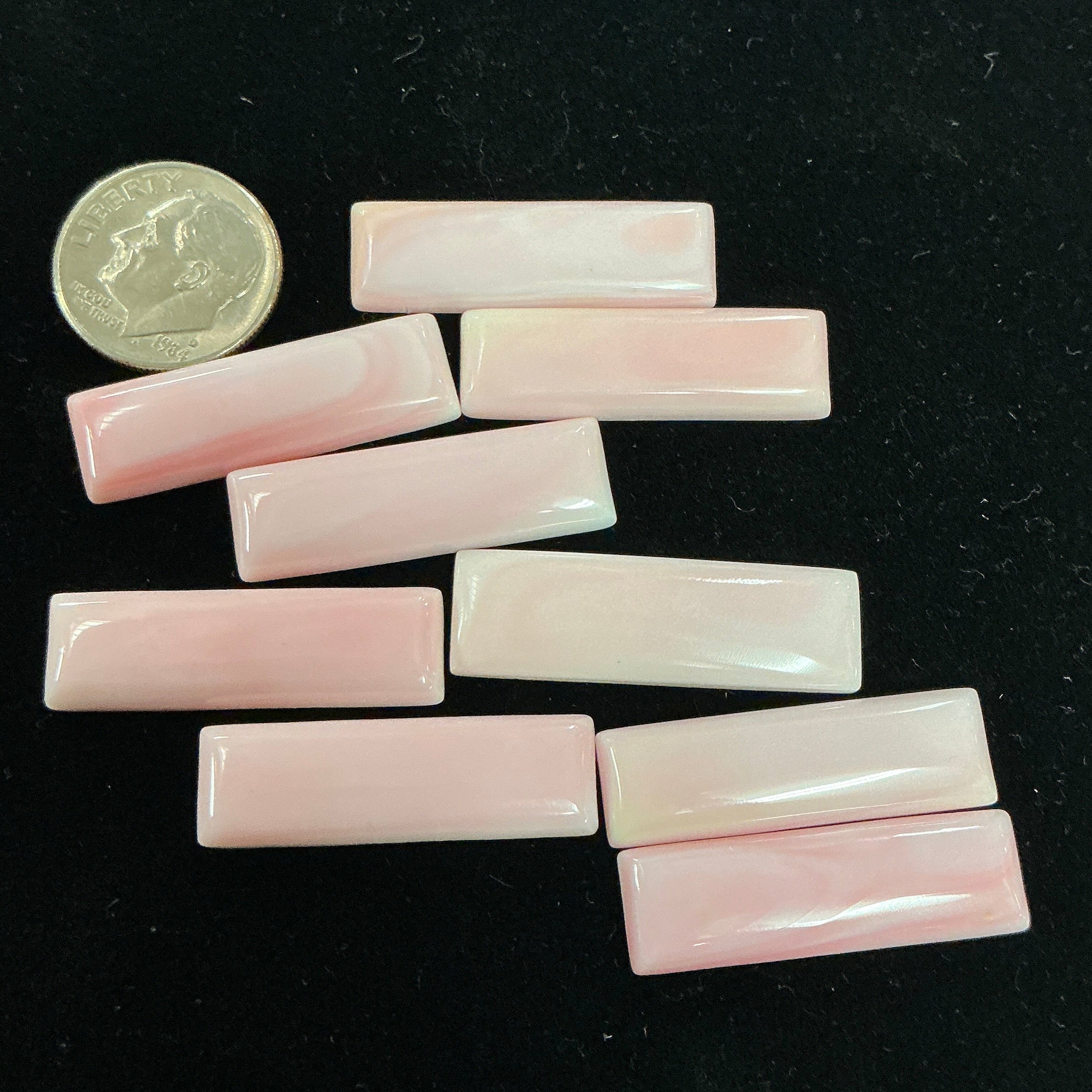 100 CTS PINK CONCH CABOCHONS Lot 2