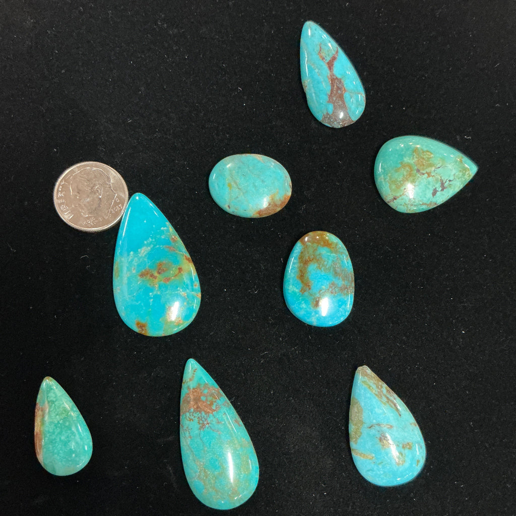AJAX Turquoise Cabochons ~132 CARATS. LOT 5. $120