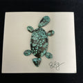 Turquoise Cabochon Card. Lot 45