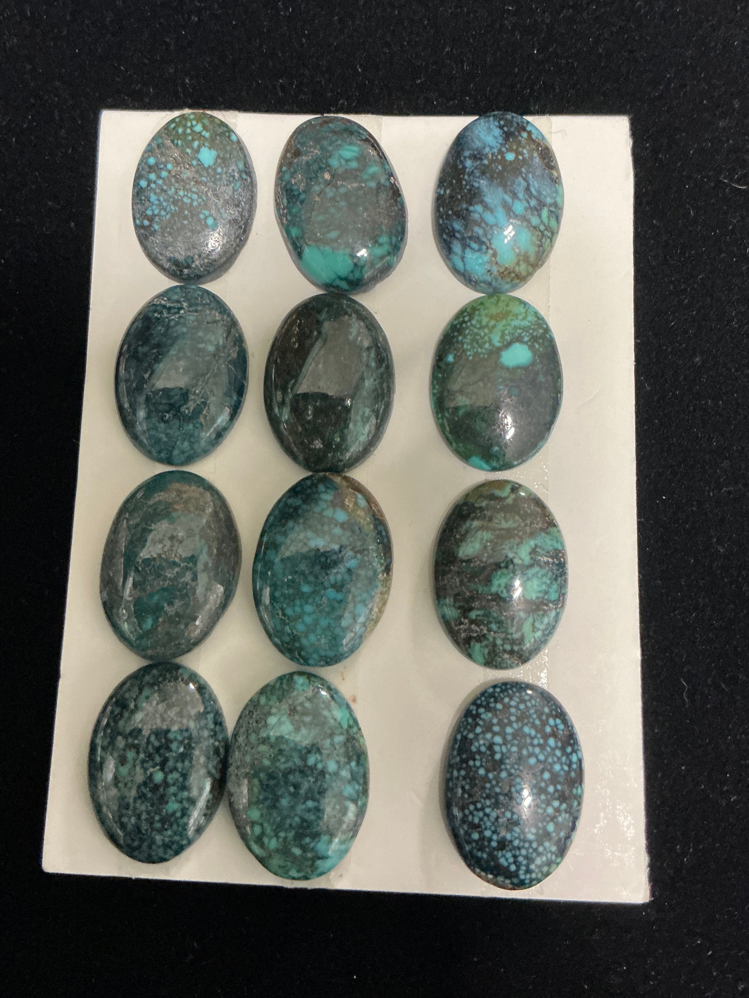 Turquoise Cabochon Card. Lot 23